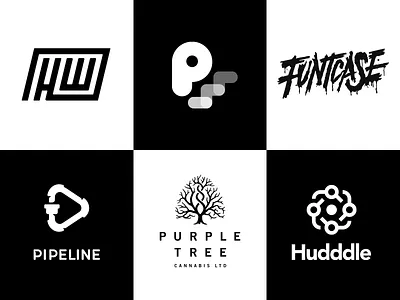 Black and White logos - Recent Work black and white brand identity brand studio brand system branding branding design hand lettering idenity logo logo design logotype nightshift start up