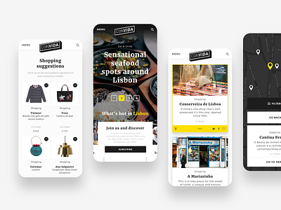 Convida mobile version design interface interfacedesign lisbon mobile mobile ui ui user interface ux website