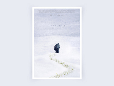 Poster for shortfilm "Chamomile" artist chamomile europe film poster minimal photo art photo retouch photographer photography photomanipulation photoshop poster poster design