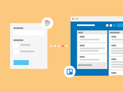 Dislack + Trello form kanban trello