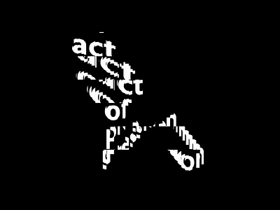 act of progression creative coding kinetic type typography