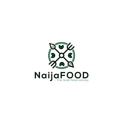 NaijaFOOD logo design creativelogo food food illustration foodie foodlogo logodesign restaurant restaurentlogo