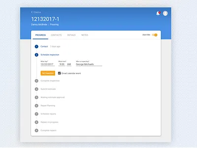 CTSO - Insurance Claim Agent Portal app app design desktop app ui ux
