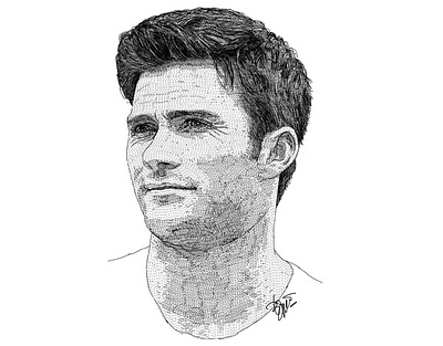 Scott Eastwood art commission commission open design digital draw face figure photoshop portrait portrait art portrait digital portrait drawing