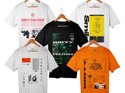 DIRTY POLITICS® - Branding Campaign 2019 trend apparel design branding design graphic design illustration photoshop tee design typography