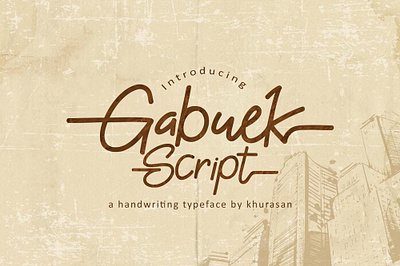 Gabuek Script - Free Handwriting Font design font fonts free font free fonts free typeface freebie freebies typeface typography