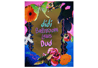 Dud flyer 2 bug collage flower flyer photomanipulation