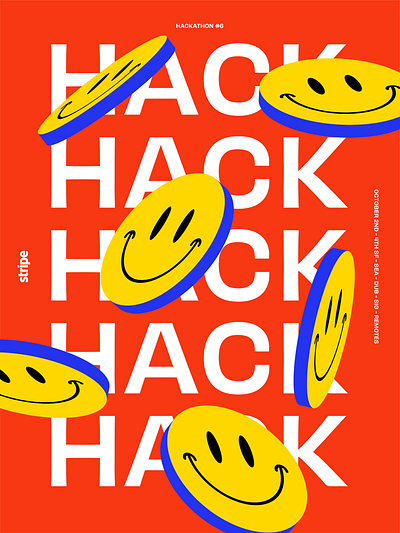 HACK HACK! abstract anime branding illustration ipad pro logo poster stripe vector