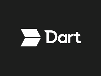 Dart Logo black and white brand branding dart dart logo logo logodesign