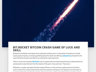 Bitcoin News Today Article - Bit.Rocket Bitcoin Crash Feature bitcoin bitcoin crash bitcoin news bitcoin news today bitcoin price bitcoin rocket cryptocurrency cryptocurrency news cryptocurrency news today moon bitcoin moon doge
