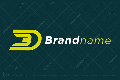 Monogram Letters BD / DB / 3D (for sale) animation design letter letters logo logo for sale technology three dimensional typography virtualreality