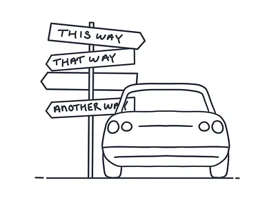 My sense of direction is abysmal car daily dailydrawing draw more drawing illustration ipad pro procreate series