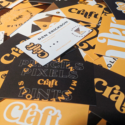 Craft Business Cards brand identity branding business card craft identity identity design logo