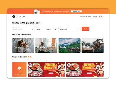 Homepage Booking creative creative design design lading page minimalist ui ux web website