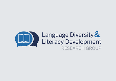 Language Diversity & Literacy Development Logo academia academic branding design education harvard hgse illustration logo logo design school university