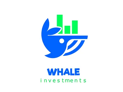 whale investments adobe illustrator dailylogochallenge design gimp graphic design graphicdesgn inkscape logo logo design logodesign logodesigner logos logosketch vector whale whale logo