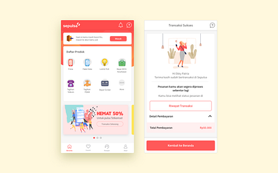 Dribbble sepulsa apps design illustration ui ux