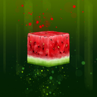 watermelon adobe photoshop creative creative design design digital illustration digital painting digitalart drawing food painting wacom tablet