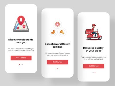 Food delivery app splash screen UI android app design appdesign dailyui designinspiration dribbble foodapp foodies graphicdesign ios minimal mockups ui uidesign uiinspiration uitrends uiux userinterface userinterfacedesign ux