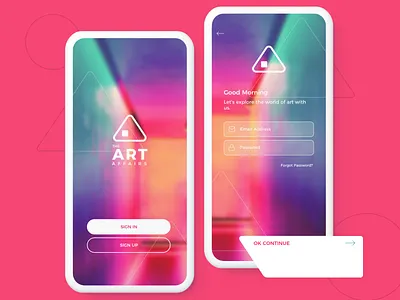 Login Screen UI android app graphic design ios app iphone application login design login form login screen mobile app ui design user interface