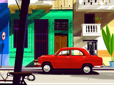 Retro beauties!_III adobe illustrator adobe photoshop beauty car design digital art digital illustration dribble illustration illustrator old fashioned photoshop