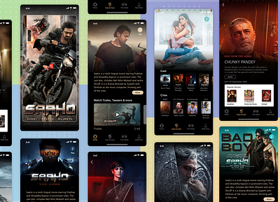 Saaho Movie App Concept indianmovie saaho appconcept uidesign