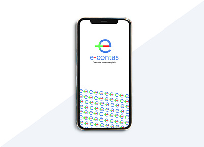 E-contas app applogo design illustrator logo logodesign logotype ui uidesign