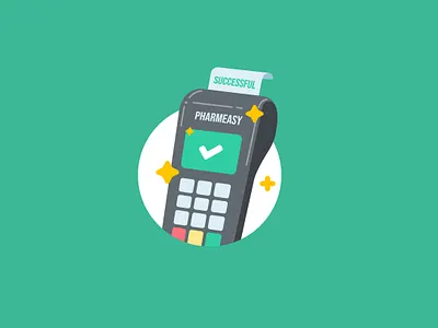 Payment Successful app card cash ecommerce icon illustraion logo money notification payment