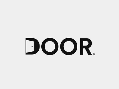 Logo design - DOOR abstract adobe illustrator adobe photoshop branding creative creative design creative design design flat icon illustrator logo logo design logodesign logos logotype typography unique design unique logo vector