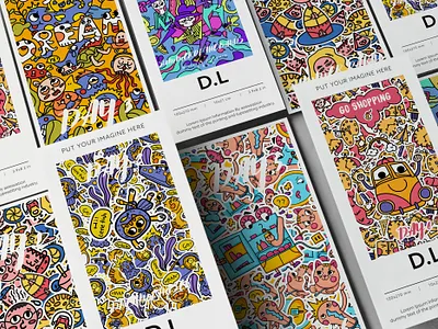 One week illustration summary design 插图 涂鸦