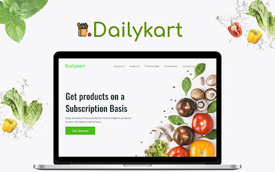 Dailykart banner ecommerce ui