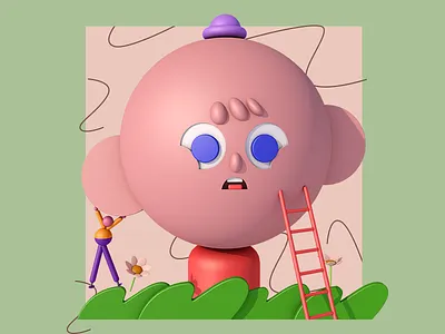 Small person modeling exercise. c4d exercise modeling small person