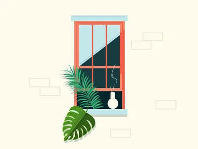 Editorial Illustration - City Windows adobe illustrator animation architecture art artist artwork building character city design digital art editorial graphic home illustration illustrations plant plants vector window