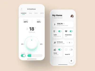 Smart Home App Design Exploration app design ios iot mobile app mobile ui smarthome ui ux