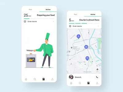 Bolt Food animation bolt bolt food food app food delivery illustraion mobile app mobile app design order product design ui ux
