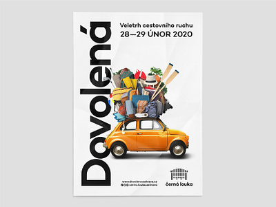 Tourism fair Dovolená 2019 graphicdesigns illustration poster print work