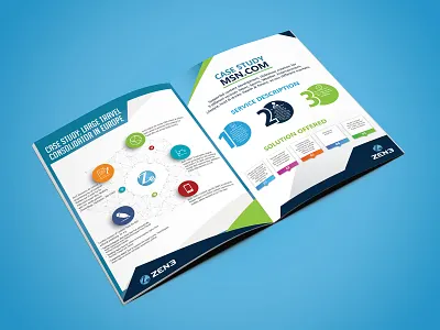 Zen3 Brochure Design advertisement brochure brochure design brochure layout brochure mockup catalog design graphics instagram nisha nisha f1 nishadroch