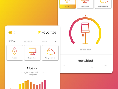 ¡Home Monitoring Dashboard - DailyUI - Dia 21! android app art branding cast clean color daily ui design google design home home monitoring dashboard icon illustrator ios ui vector