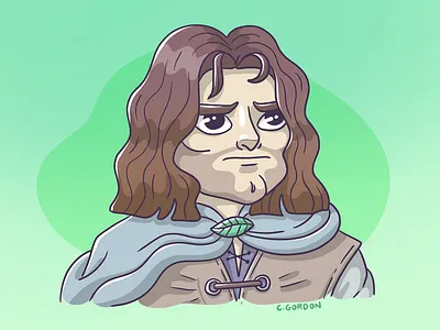 #SMAUGUST Art Challenge 21 | Aragorn aragorn art challenge digital illustration draw daily illustration lord of the rings lotr procreate ranger smaugust