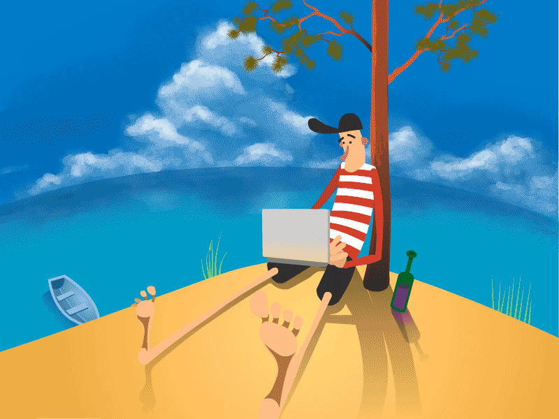 Freelance work adobe . animate animated . gif animation freelance illustration motion art vector
