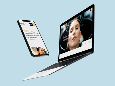 💇 Hair Salon - Website Redesign awwwards haircut hairdresser hairsalon ui uidesign ux