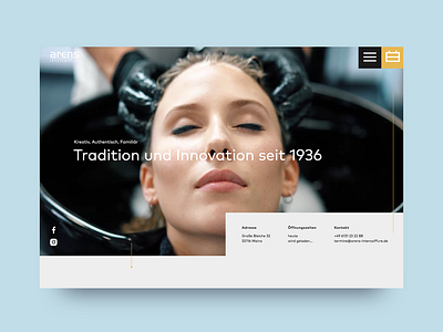 💇 Hair Salon - Website Redesign hair salon hairstyle ui uidesign ux