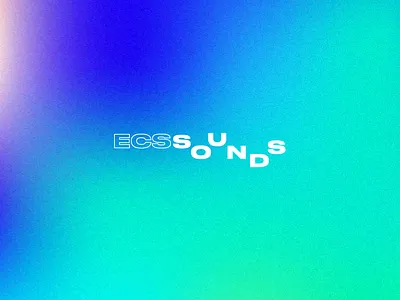ECS SOUNDS by Ecaresoft Inc art color gradient music playlist vector