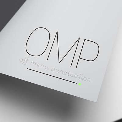 Off Menu Punctuation - Logo Design branding branding design design logo logo design logodesign