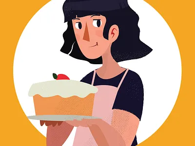 Persona: Bakeries and Confectioneries branding character design design flat graphic design illustration vector