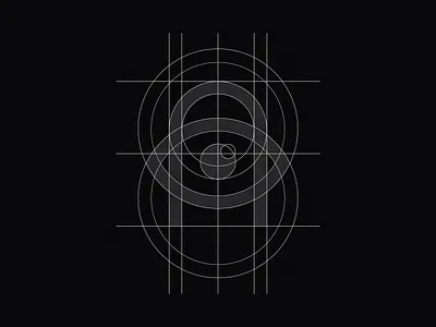 ARCANO LOGO GRID 01 a letter a logo arcane branding branding and identity branding design creative design eye eye logo grid grid design grid logo logo logodesign moon moon logo