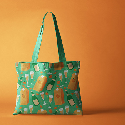 Out to Brunch Bag - Product Concept fabric fabric pattern pattern pattern design seamless pattern