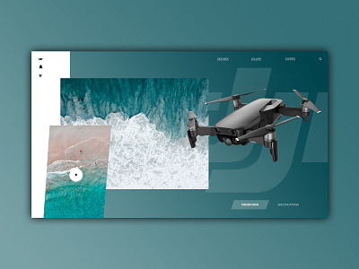 DJI Mavic Air - Web Design design dji interface design mavic air minimalist ui uidesign ux ux design ux designer uxui web design webdesign website design