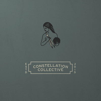 Nº 040 | Jessie Jay Design for Constellation Collective antique branding identity logo philadelphia retro sans serif timeless typography vintage