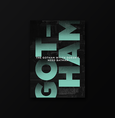 Gotham art direction graphic design typography